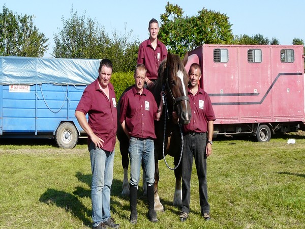 Bernard,Goulven,Thierry ,Alex sur Quésauvé.